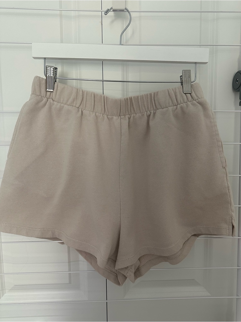 Garage Beige Athletic Lounge Shorts